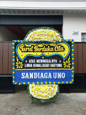 Papan Bunga Duka di Cihamerang